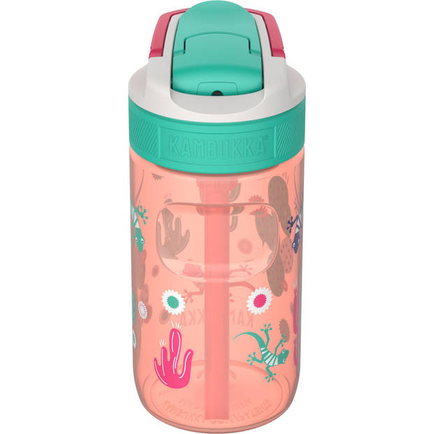 Kambukka - Lagoon Drinkfles 400 ml Cactus Gekko - Tritan - Multicolor