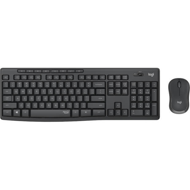 Logitech MK295 Silent Wireless Combo (Zwart)