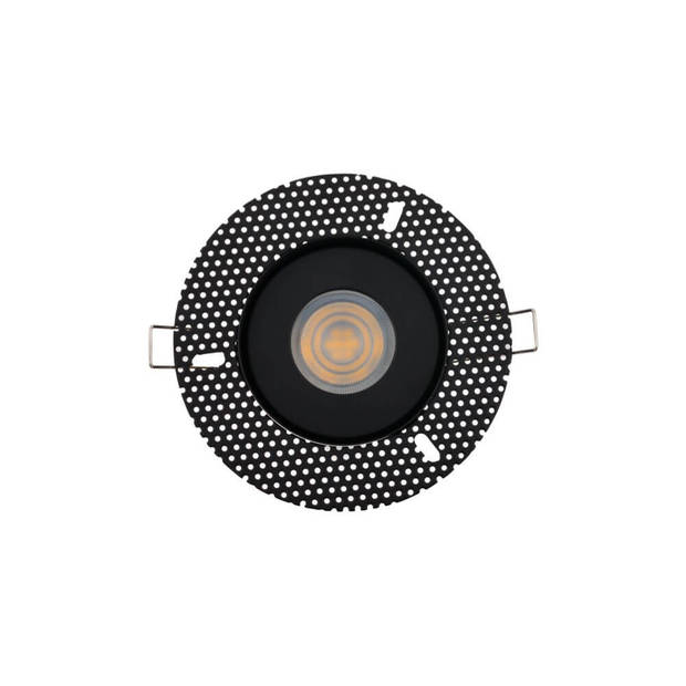 Nowodvorski Inbouwspot Echo 1 lichts rond IP54 Trimless zwart