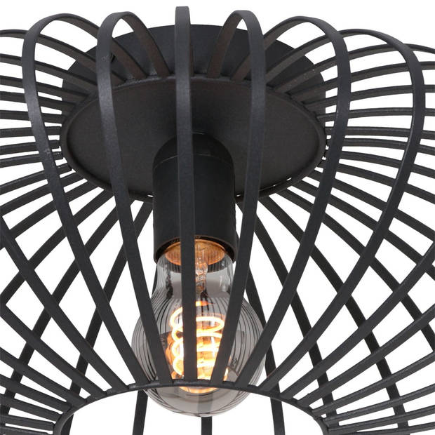 Anne Light & home Plafondlamp Dunbar Ø 40 cm zwart