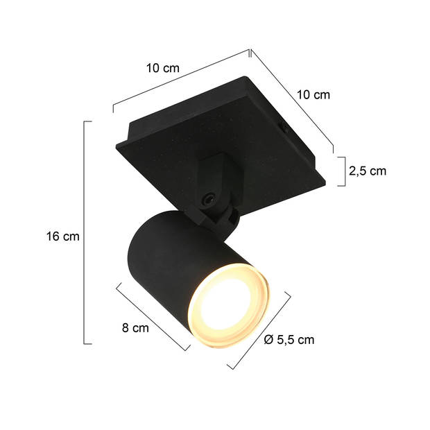 Steinhauer Spot points noirs 3059zw zwart