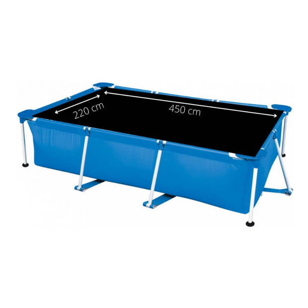 Intex Zwembad - Frame Pool - 450 x 220 x 84 cm - Inclusief Solarzeil, Filterpomp & Filter