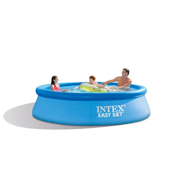 Intex Zwembad - Easy Set - 305 x 76 cm - Inclusief WAYS Onderhoudspakket & Filterpomp