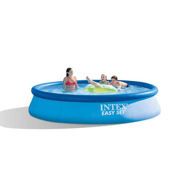 Intex Zwembad - Easy Set - 396 x 84 cm - Inclusief WAYS Onderhoudspakket & Filterpomp