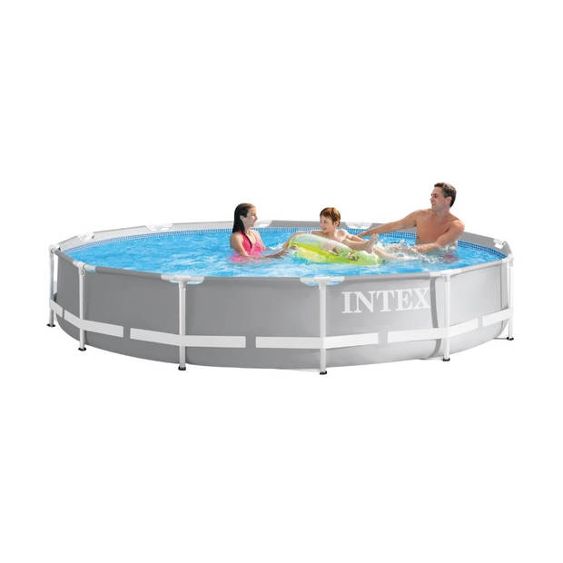 Intex Zwembad - Prism Frame - 366 x 76 cm - Inclusief WAYS Onderhoudspakket