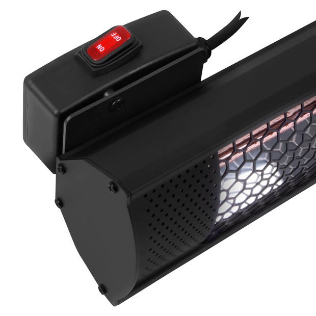 VONROC Heater Marsili Compact - 2000W - Zwart