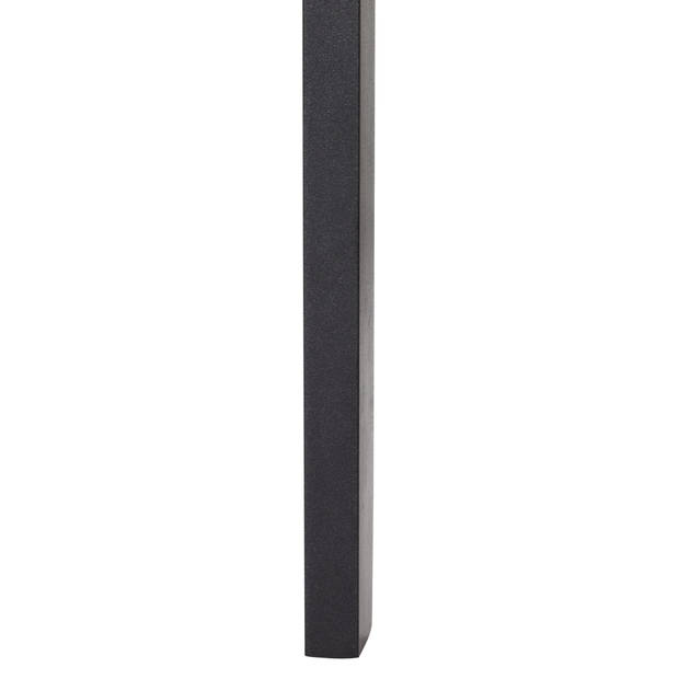 Magda tuintafel 200 x 90 cm, zwart en koel grijs.