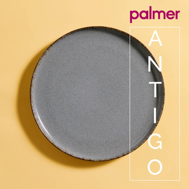 Palmer Bord Antigo 28 cm Blauw Porselein 2 stuks