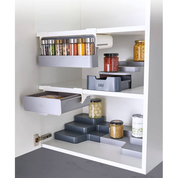 Joseph Joseph - CupboardStore Organizer Compact Staand - Polypropyleen - Grijs