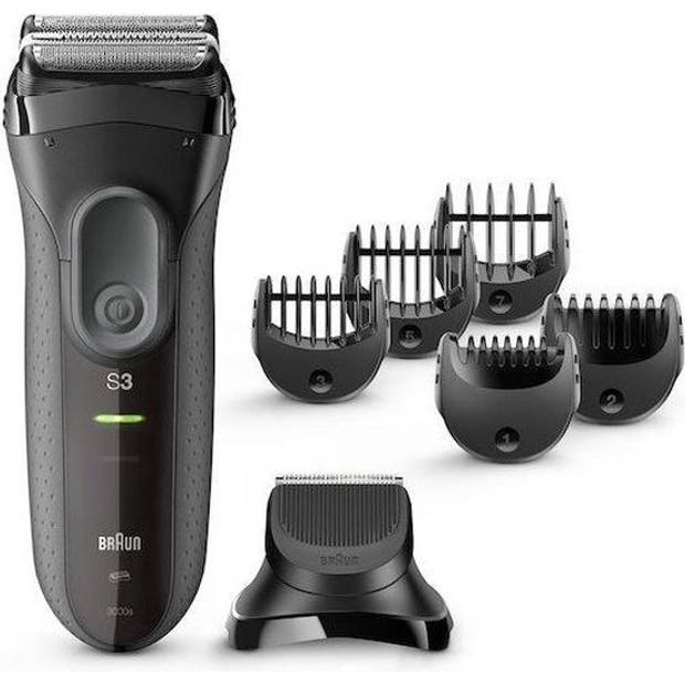 Braun Series 3 300BT Zwart/Groen - Elektrisch Scheerapparaat Shave