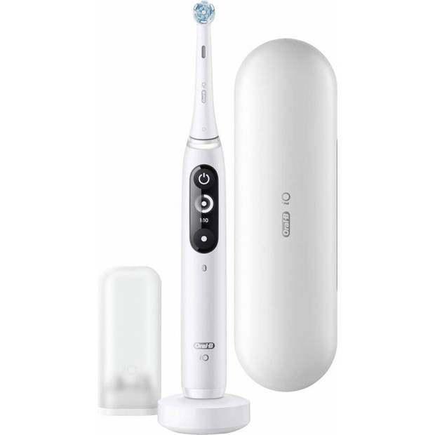 Oral-B iO 7n - Elektrische Tandenborstel - met revolutionaire magnetische technologie Powered By Braun - Wit