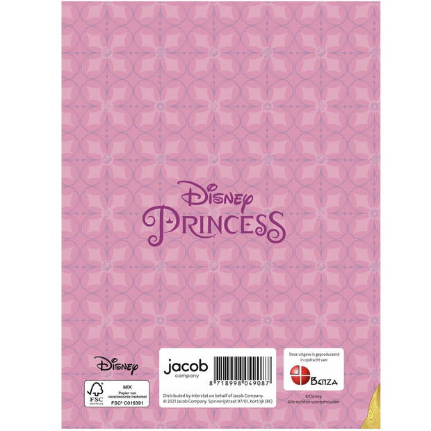 Disney Princess Prinsessen Vriendenboek - 80 pagina's - Hardcover