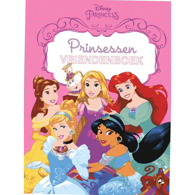 Disney Prinsessen Vriendenboek – Ariel Jasmine Belle Rapunzel - Hard Cover – Editie 2022