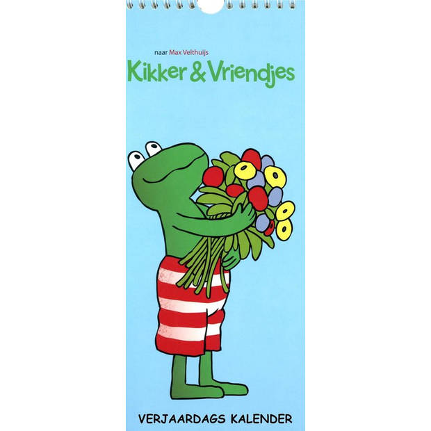 Verjaardagskalender - Kikker & Vriendjes - 13 X 33 cm