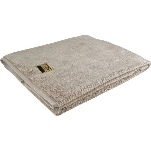 Luxe Handdoeken - Badhanddoek - 100% katoen - 600 g/m² - 50 x 100 cm- Créme - Set Van 2
