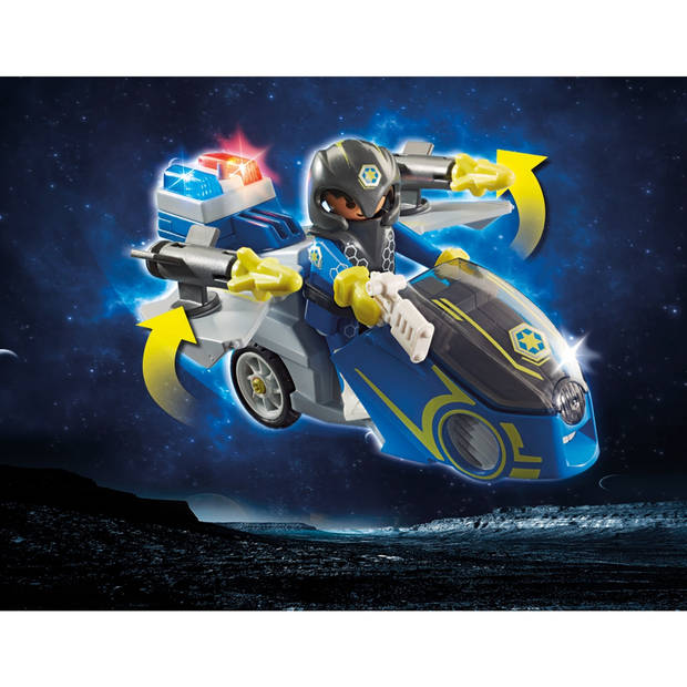 PLAYMOBIL Galaxy Police motorfiets jongens 40-delig