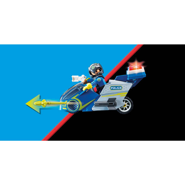 PLAYMOBIL Galaxy Police motorfiets jongens 40-delig