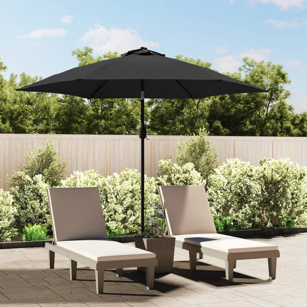 The Living Store Parasol - Antraciet - 300 x 222 cm (ø x H) - 38 mm paal
