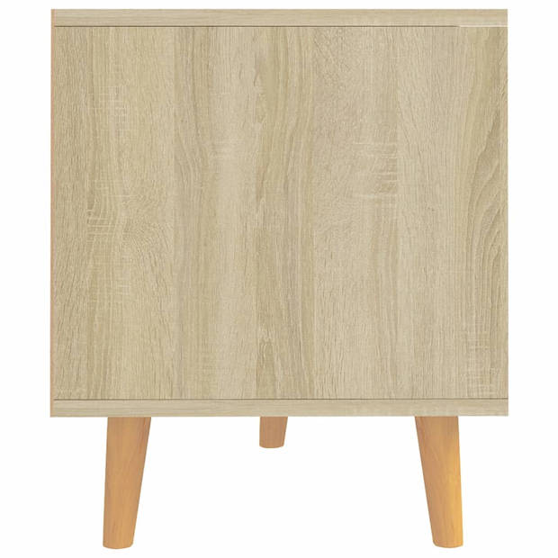 vidaXL Tv-meubel 90x40x48,5 cm bewerkt hout sonoma eikenkleurig