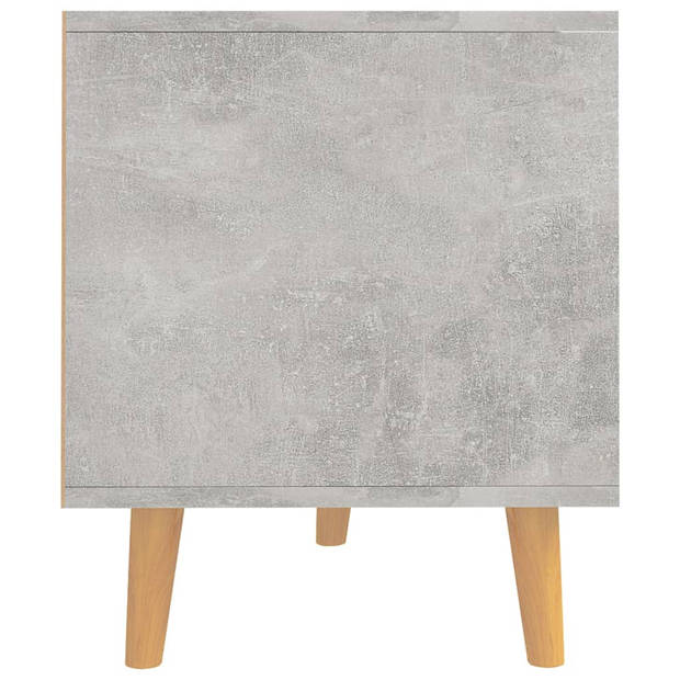 vidaXL Tv-meubel 90x40x48,5 cm bewerkt hout betongrijs