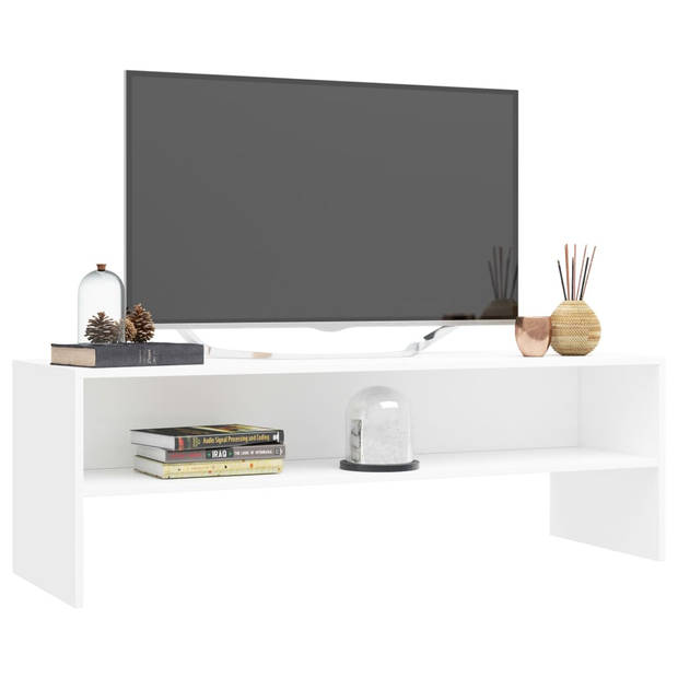 vidaXL Tv-meubel 120x40x40 cm bewerkt hout wit