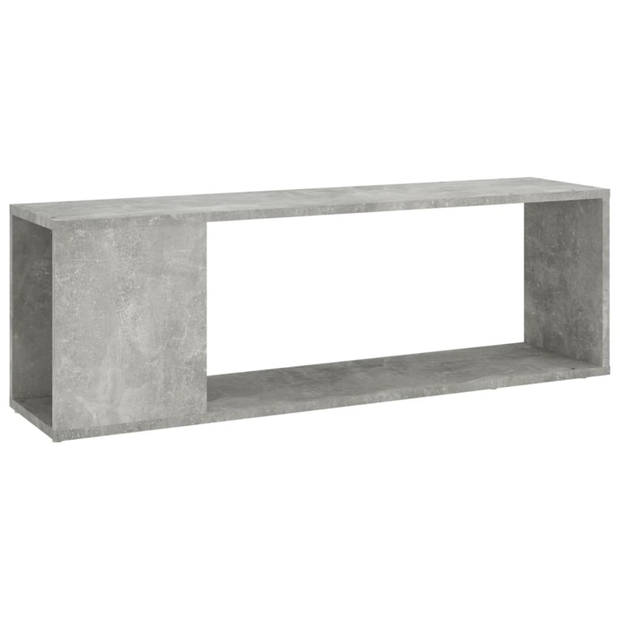 vidaXL Tv-meubel 100x24x32 cm bewerkt hout betongrijs