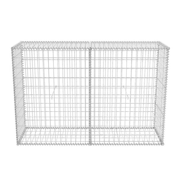 vidaXL Gabion mand 150x50x100 cm gegalvaniseerd staal