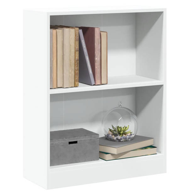 vidaXL Boekenkast 60x24x76 cm bewerkt hout wit