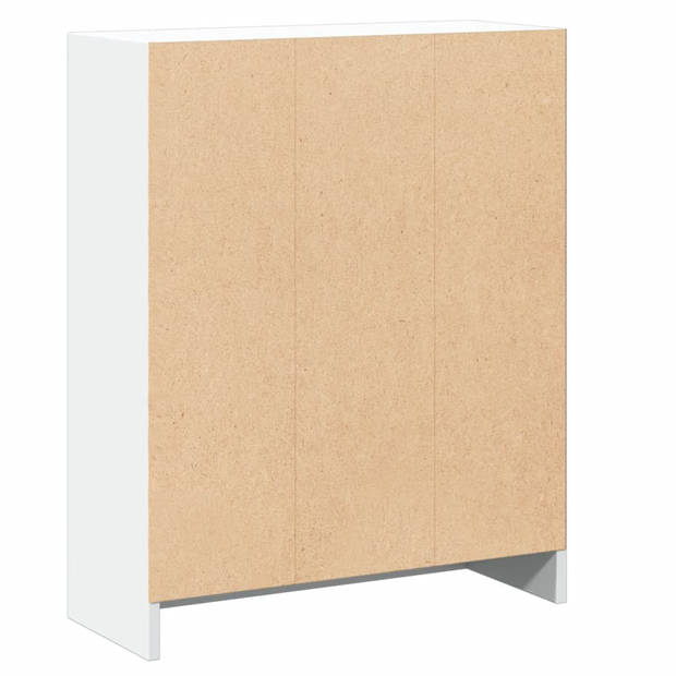 vidaXL Boekenkast 60x24x76 cm bewerkt hout wit