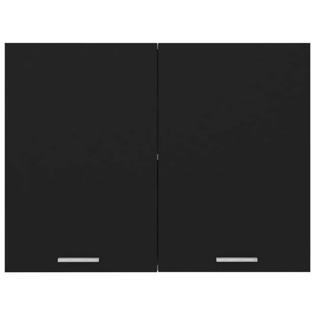 vidaXL Hangkast 80x31x60 cm bewerkt hout zwart