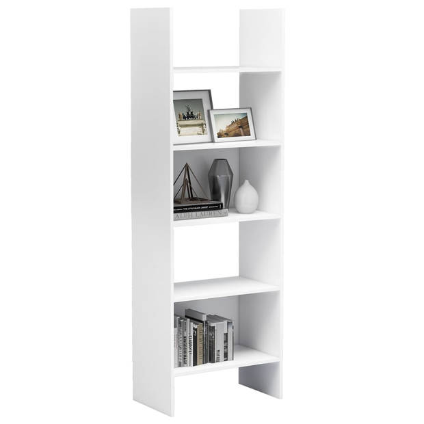 vidaXL Boekenkast 60x35x180 cm bewerkt hout wit