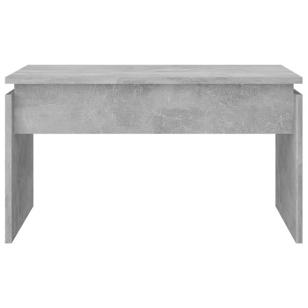 vidaXL Salontafel 68x50x38 cm spaanplaat betongrijs