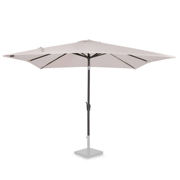 VONROC Premium Stokparasol Rosolina 280x280cm - Incl. beschermhoes – Vierkante parasol - Kantelbaar – UV werend doek - B