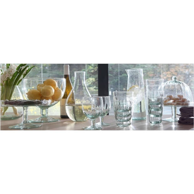 L.S.A. - Mia Tumbler Glas 250 ml Set van 4 Stuks - Gerecycled Glas - Transparant