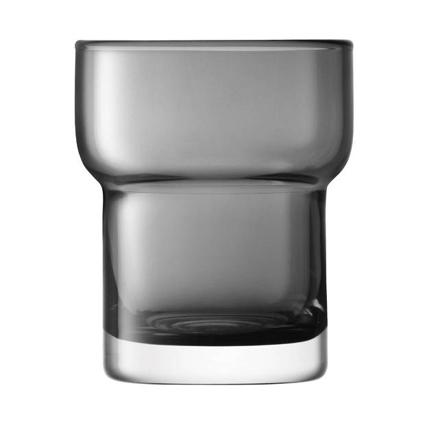 L.S.A. - Utility Tumbler Glas 300 ml Set van 2 Stuks - Glas - Grijs