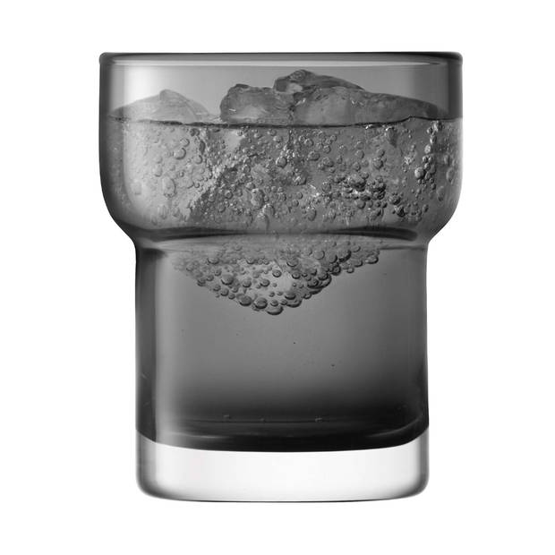 L.S.A. - Utility Tumbler Glas 300 ml Set van 2 Stuks - Glas - Grijs