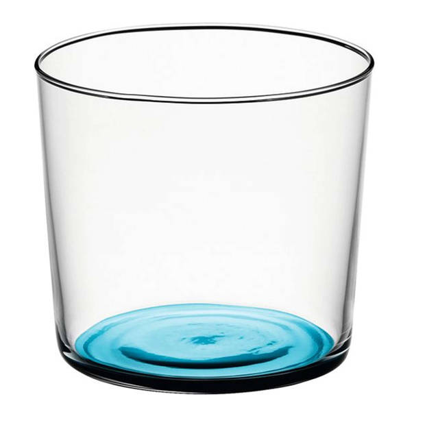 L.S.A. - Coro Tumbler Glas 310 ml Set van 4 Stuks Assorti - Glas - Blauw
