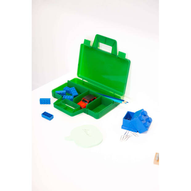 Lego - Sorteerkoffer To Go - Polypropyleen - Groen