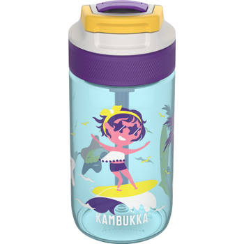 Kambukka - Lagoon Drinkfles 400 ml Surf Girl - Tritan - Multicolor