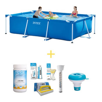 Intex Zwembad - Frame Pool - 300 x 200 x 75 cm - Inclusief WAYS Onderhoudspakket
