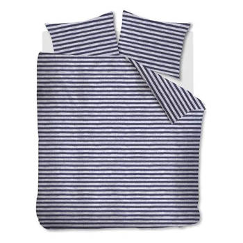 Ariadne at Home dekbedovertrek Knit Stripes - Blauw - 2-Persoons 200x200/220 cm