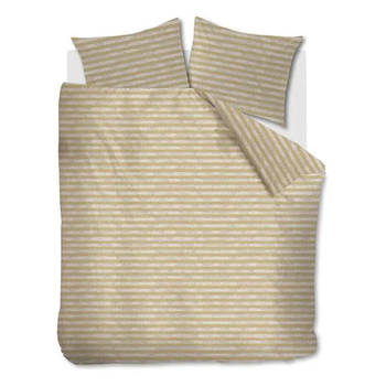 Ariadne at Home dekbedovertrek Knit Stripes - Naturel - 2-Persoons 200x200/220 cm