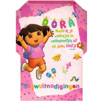 Dora Uitnodiging Set van 32 stuks