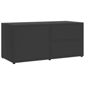 vidaXL Tv-meubel 80x34x36 cm bewerkt hout grijs