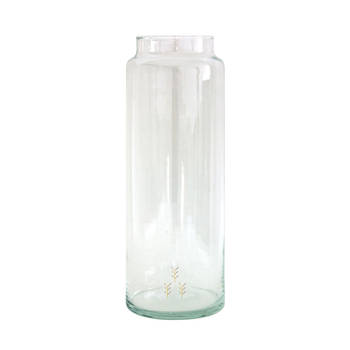 TAK Design - Drinken Waterglas XL Handgemaakt 10/30 Gold Arrows - Glas - Goud