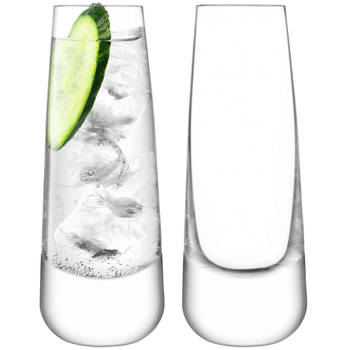 L.S.A. - Bar Culture Longdrinkglas 310 ml Set van 2 Stuks - Glas - Transparant