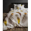 Heckettlane Flanel dekbedovertrek Lopez - Citrus Geel - Lits-jumeaux 240x200/220 cm