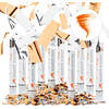 Confetti Kanon XL 40 cm - Oranje/zilver metallic confetti shooter - party popper - 10 Stuks