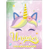 Unicorn vriendenboekje - Hardcover Met Glitter - 80 bladzijden