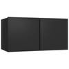 vidaXL Tv-hangmeubel 60x30x30 cm zwart
